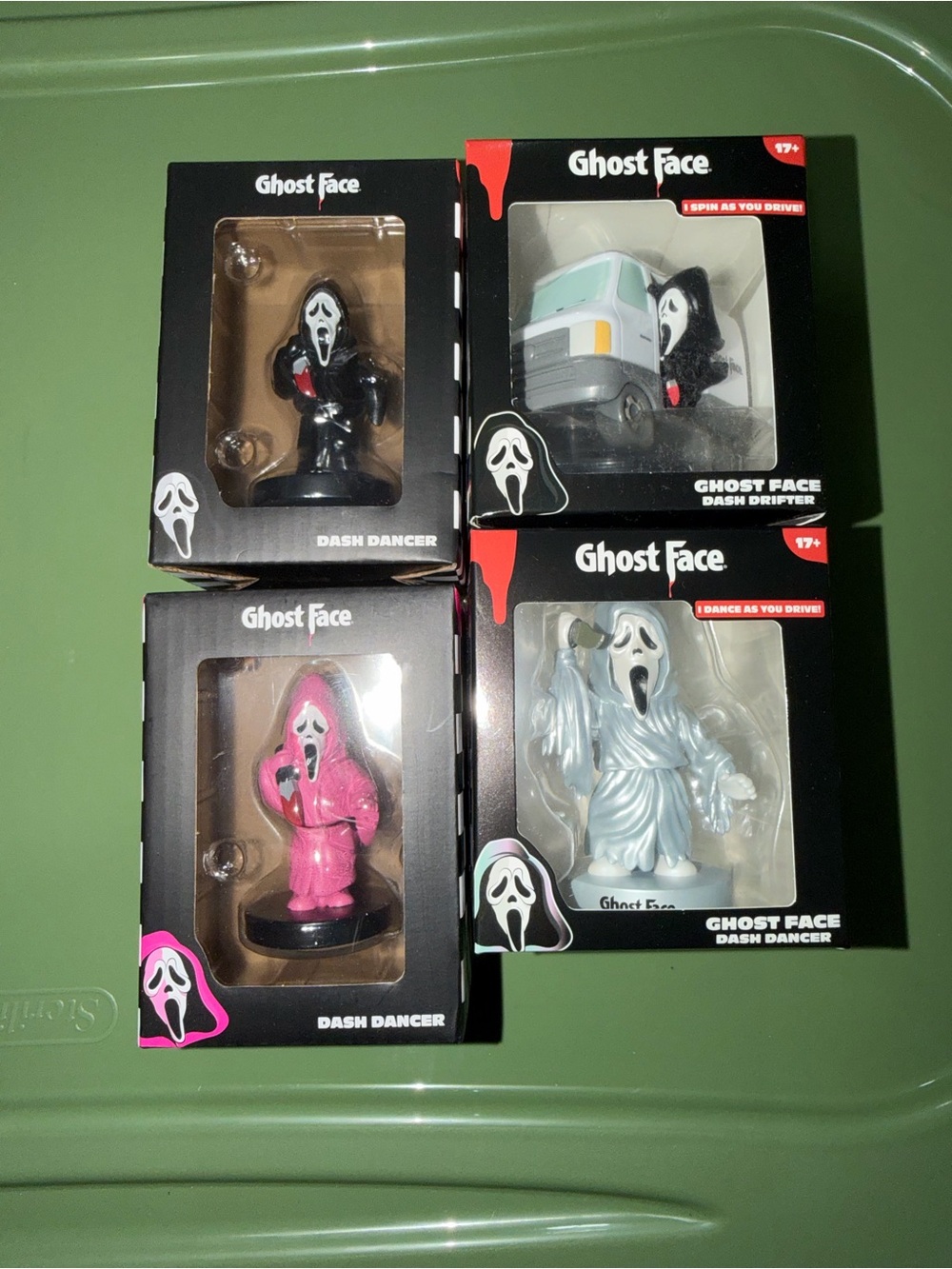 Ghost Face Dash Dancer & Drifter Figurines (Set of 4)